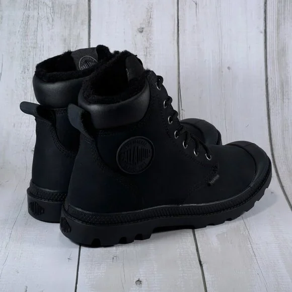 Palladium Pampa Sport Cuff WPS Winter Boots 72992-010 Size 10.5 Women/9 Men - Picture 4 of 10